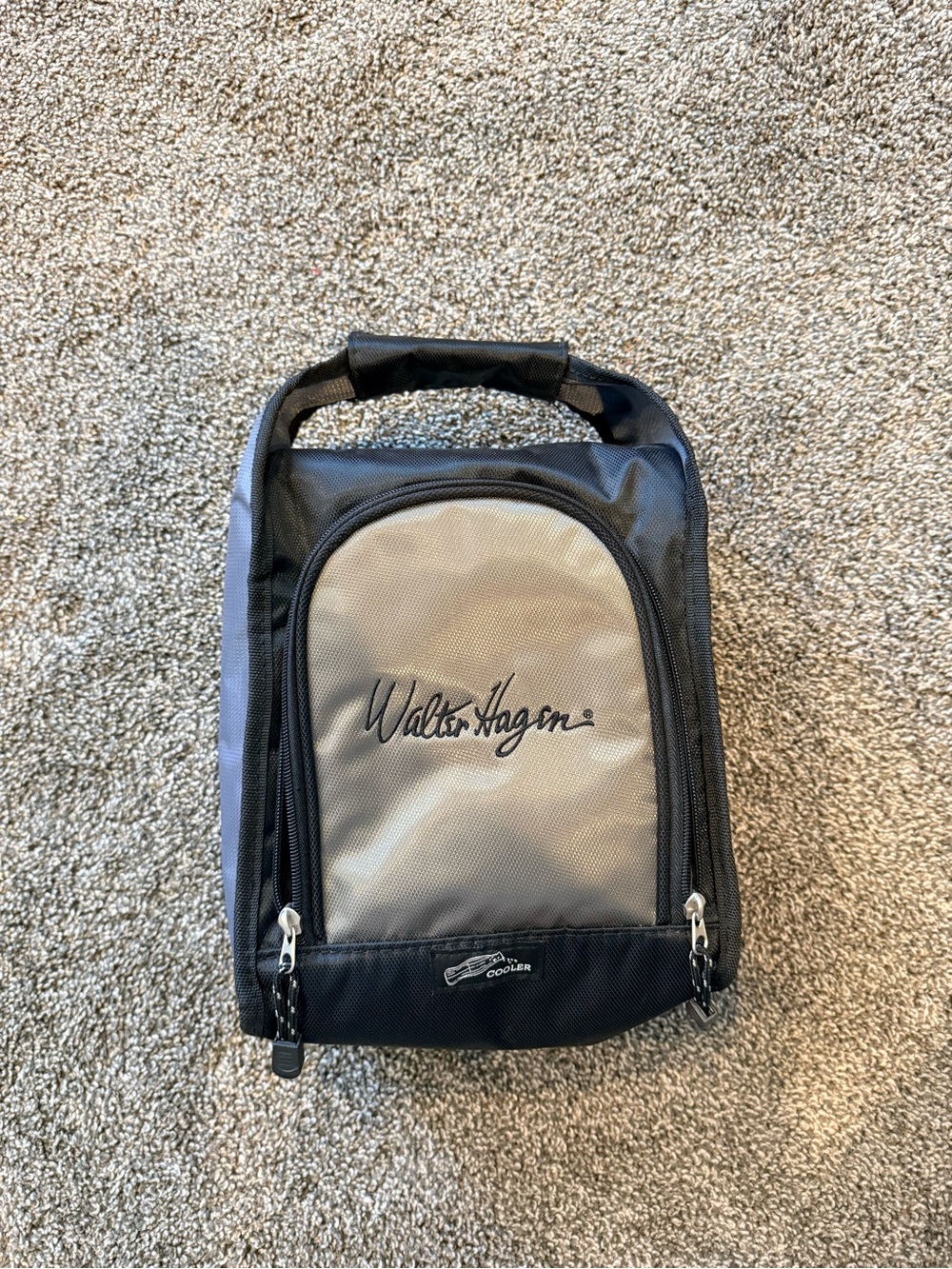 Walter Hagen Black and Gray Men’s 6 pack Cooler Bag
